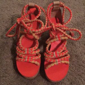 Tory Burch wedge sandals